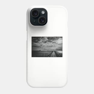 Monochrome North Sea Sunrise Phone Case