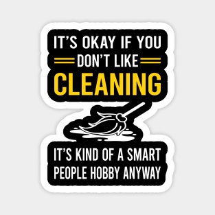 Smart People Hobby Cleaning Magnet