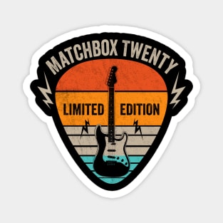 Vintage Matchbox Name Guitar Pick Limited Edition Birthday Magnet