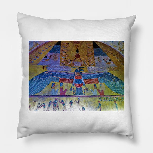 Inside the Valley of the Kings Pillow by SHappe