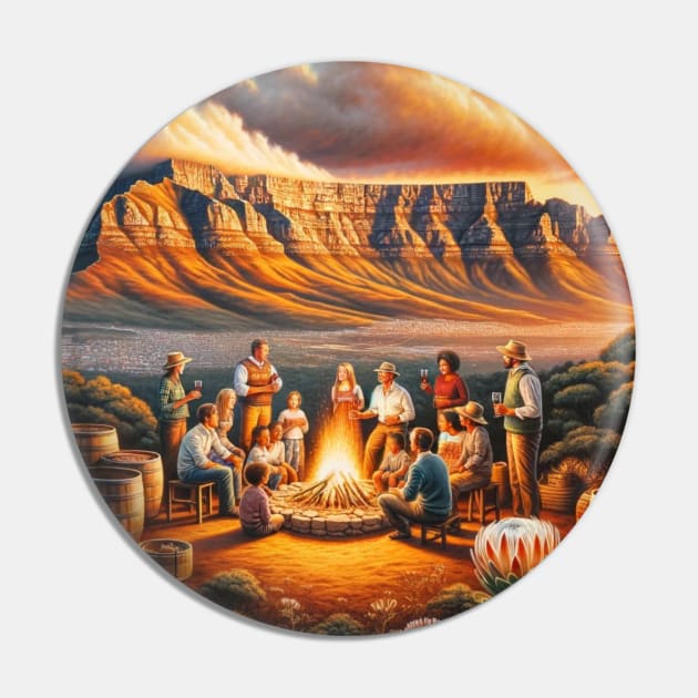 Vintage Table Mountain Pin by Cheebies