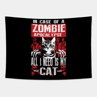 In a case of zombie apocalypse all I need is my Cat Tapestry