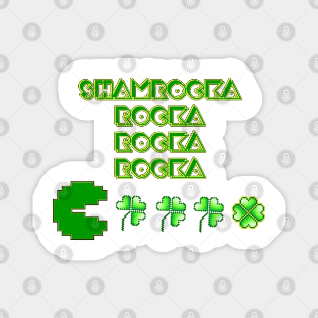 Shamrocka rocka Magnet by QwerkyShirts