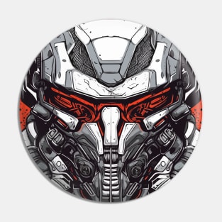 Sci fi helmet Pin