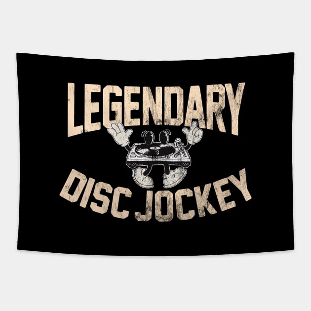 Funny DJ Legendary Disc Jockey Dance Music Deejay Master Tapestry by SilverLake