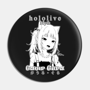 Gawr Gura Hololive English HoloMyth Pin