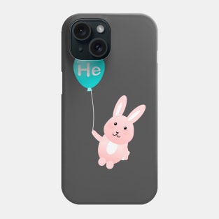 Kawaii Bunny Helium Balloon Phone Case