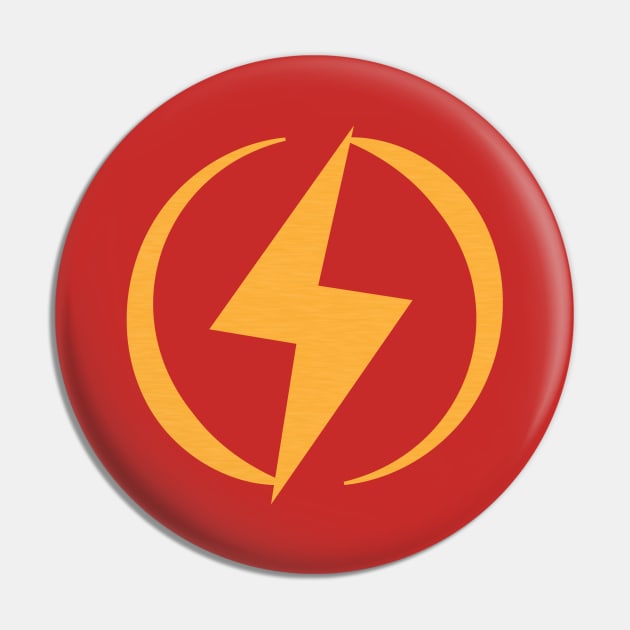 Lightning Symbol Pin by Pherf