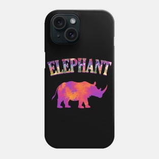 Slightly Wrong Elephant - Funny, Cute, Animal, Gift, Present, Rhino Phone Case