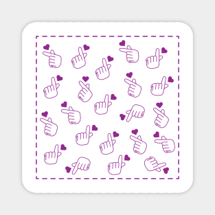 I Purple You Pattern Magnet