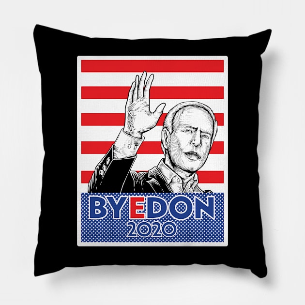 Byedon 2020 Pillow by opoyostudio