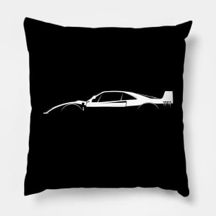 Ferrari F40 Silhouette Pillow