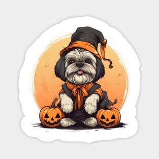 Halloween Shih Tzu Dog #4 Magnet