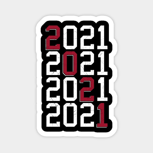 Happy New Year 2021 Magnet by awesomefamilygifts