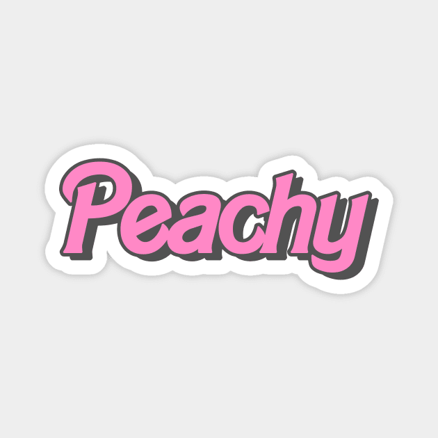 Peachy Magnet by queenofhearts