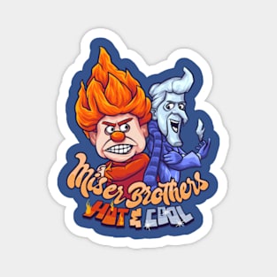 Heat And Snow Miser Magnet