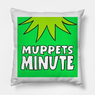 Muppets Minute Podcast Logo Pillow