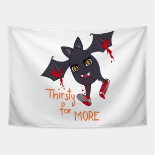 Halloween spoopy bat Tapestry