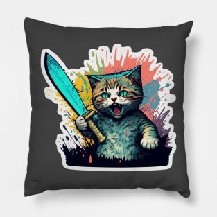 Murder Cat Pillow