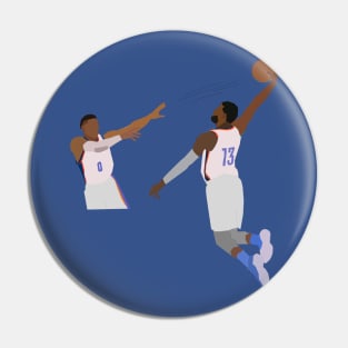 Russell Westbrook to Paul George Pin