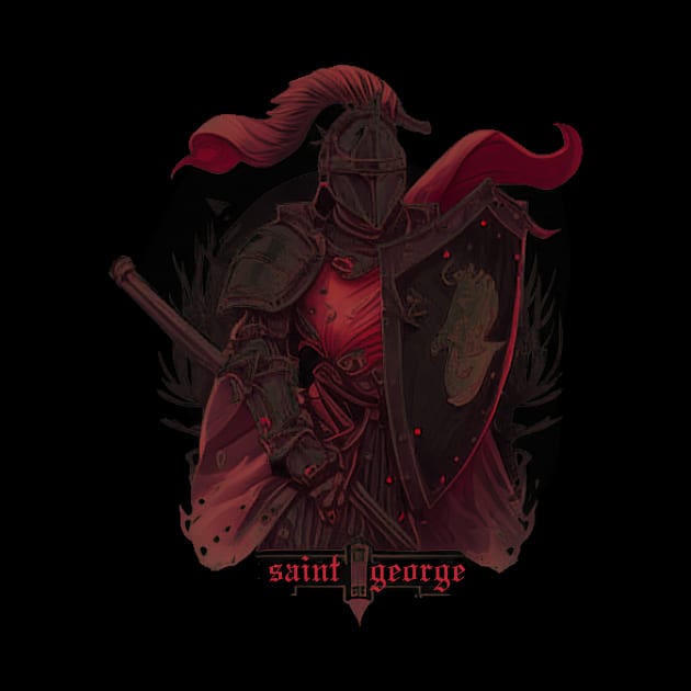 Slaying Dragons: The Saint George Edition T-shirt by Phantom Troupe