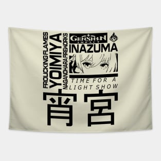 Genshin Impact Yoimiya JP (Black) Tapestry