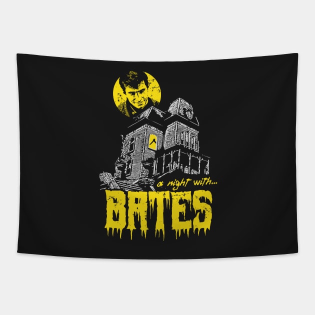 A night with Bates Tapestry by GualdaTrazos