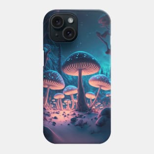 Mushroom Winter Wonderland #5 Phone Case