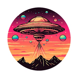 Psychedelic Spaceship T-Shirt