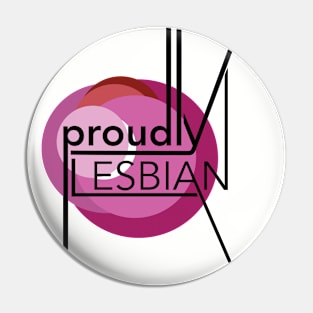 Proudly Lesbian Pin