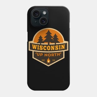 Wisconsin Up North Retro Phone Case