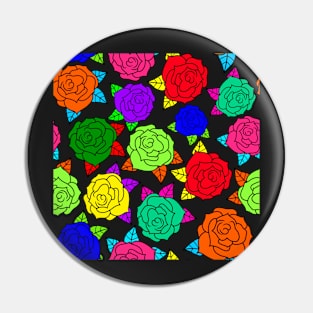 Popart Roses Pin