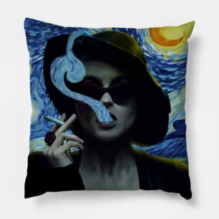 marla & starry night Pillow