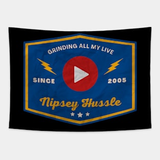 Nipsey Hussle // Play Button Tapestry