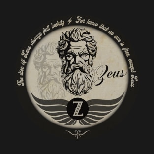 The Dice of Zeus BW T-Shirt