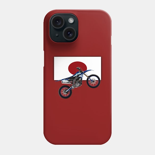 Japanese Enduro Motocross Yamaha 450 YZF Phone Case by Artsimple247