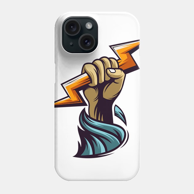 Thunder Phone Case by skydesignn