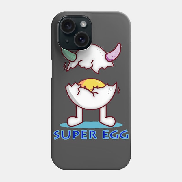 Super Egg Phone Case by patsyhanson