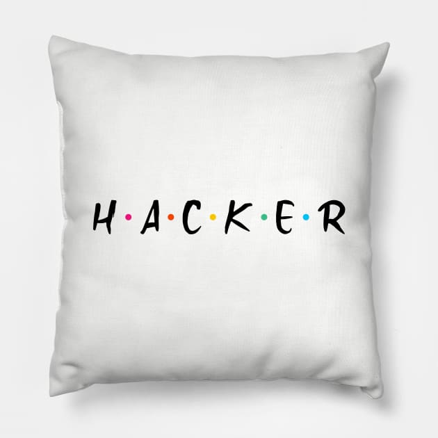 H A C K E R | Hacker Design Pillow by leo-jess