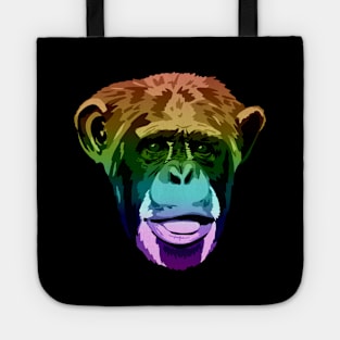 Rainbow Chimpanzee Tote