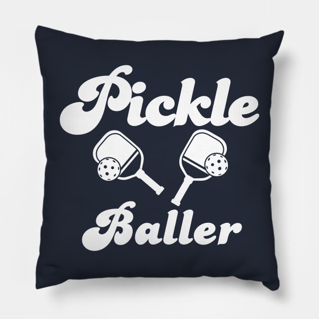 Pickle Baller Pillow by Holy One Designs
