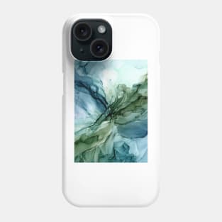 Nature Landscape Inspired Abstract Flow Painting 1 Phone Case