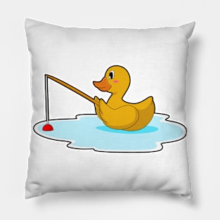 Duck Fisher Fishing rod Pillow