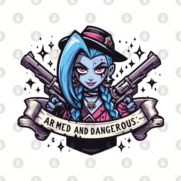 armed and dangerous- jinx powder by whatyouareisbeautiful