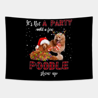 It's Not A Party With A Jew Poodle Show Up Funny Gift Tapestry