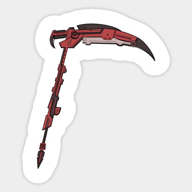 Crescent Rose Rwby Sticker Teepublic