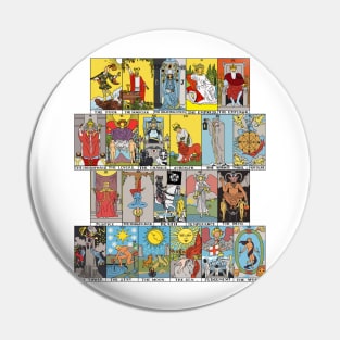 Major Arcana Tarot Cards Pin