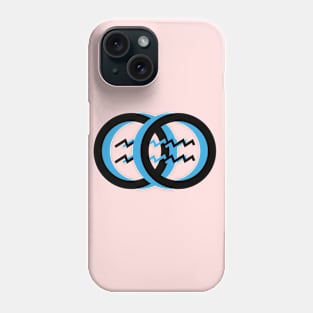 Aquarius art Phone Case