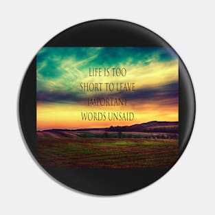 Important Words landscape Pin