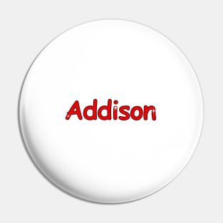 Addison name. Personalized gift for birthday your friend. Pin